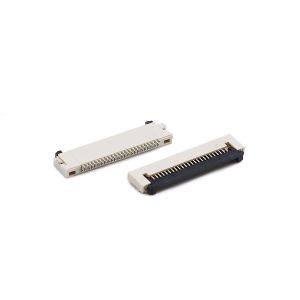 Buy cheap LCP UL94V-0 1.5mm ZIF SMT FFC FPC Connector 0.5mm Height Down Contact from wholesalers