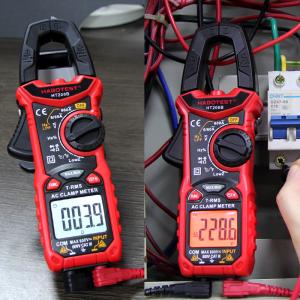 Quality Handheld Digital Clamp Meter Multimeter True RMS AC DC Volt Amp Ohm Capacitance Frequency Temperature Diode Tester wholesale