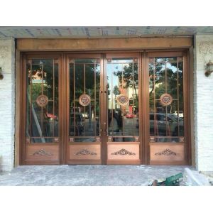 Custom White UPVC French Doors Double Outswing Exterior Door