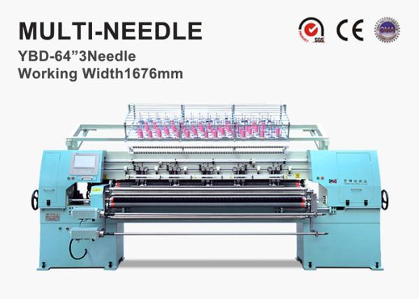 Cheap Durable Computerized Chain Stitch Multi Needle Quilting Machine With Simulation Display for sale