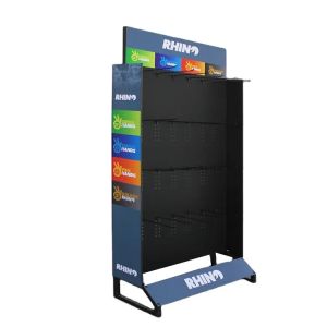 Buy cheap Durable Metal Display Racks Retail Store Brand Logo Display Solution from wholesalers