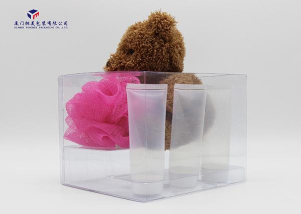 Cheap Bath Gift Set Clear PVC Packaging Boxes Not Easily Deformed Premium Quality for sale