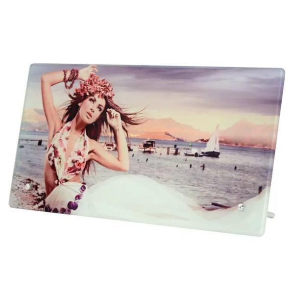 Blank Coated Sublimation Glass Frame Sleek And Modern Design Custom Sublimation Photo Frame