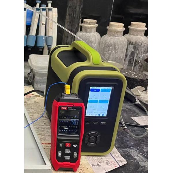 Portable Built-In Pump Gas Sampling Gas Analyzer CO/CO2/NO2/NOX/CH4/SO2 1-18 Gas Types Standard 32G SD Memory Card
