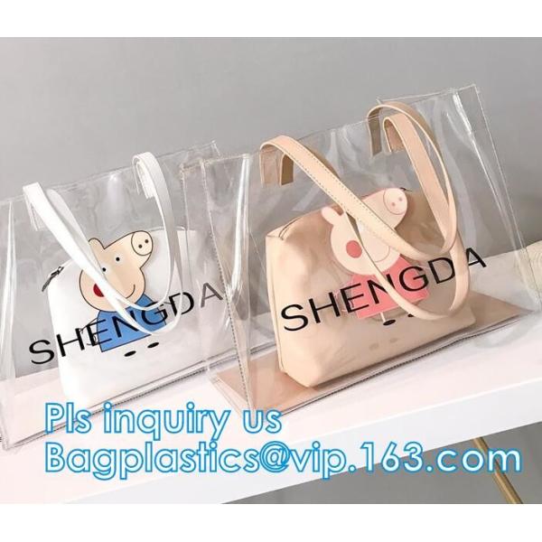 Customized Design Shiny PVC Handbags, summer beach jelly candy handbag, hot candy bag silicone jelly handbag trendy fash