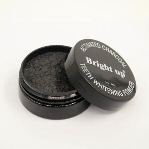 Quality Activated Bamboo Carbon Charcoal Teeth Whitening Powder Mint Flavor With Spoon wholesale
