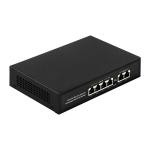 OEM ODM Fast Ethernet 10/100mbps 4 Port Poe Switch With 2 Uplink Port Network