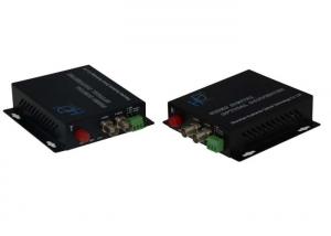 Quality 2 Ch BNC To Fiber Media Converter 1080p/30Hz With Simplex Data Transmission wholesale