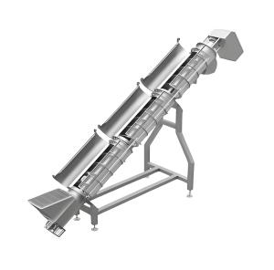 Custom Stainless Steel Durable Spiral Conveyor For Food Processing And Material Handling With Adjustable Speed