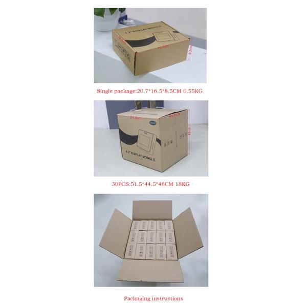 Infrared Sensor 4.3 Inch 800*480 Temperature Measurement equipment