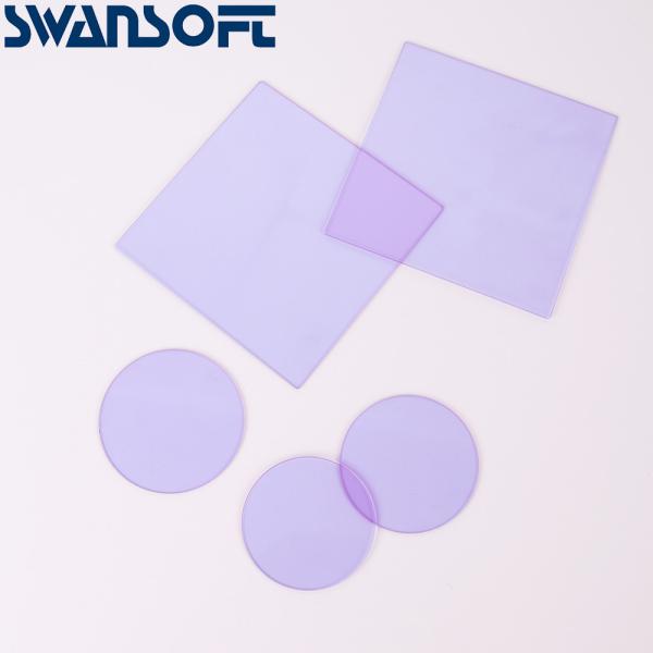 Double Sided Anti-Reflection Coating Customize Didymium Glass PNB586 BG20