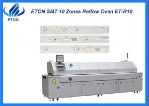 Quality 10 heating zones Lead-free solder  50-700mm  PCB width Reflow oven machine wholesale