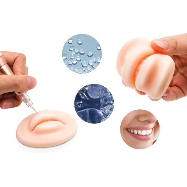 PMU 42.8g Permanent Makeup Practice Skin Soft 3d Silicon Lip Mouth Microblading