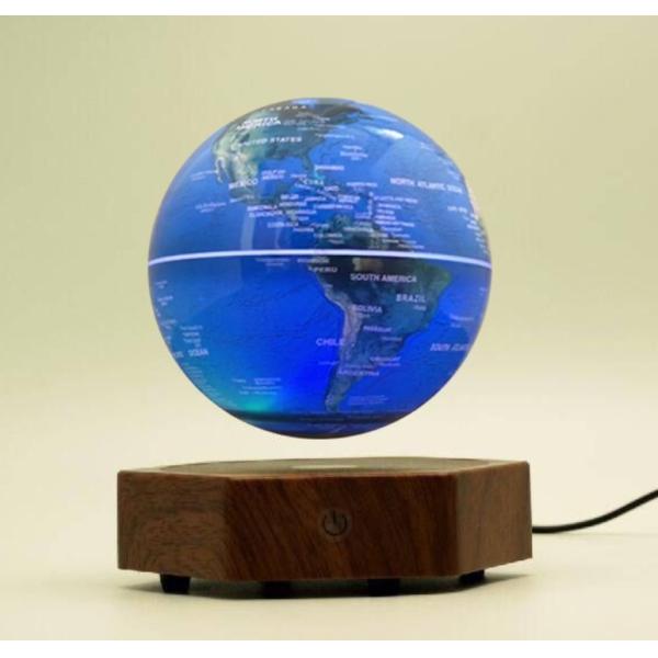 anti gravity magnetic floating globe 6inch 7inch 8inch lamp light
