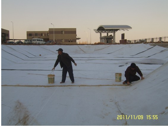 5-Layer ASTM Bentonite Geosynthetics Clay Liner Waterproofing Geotextile with PE Film