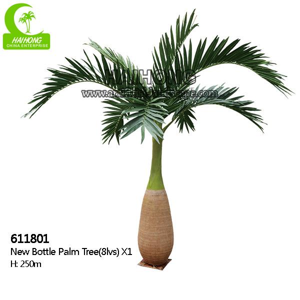 Cheap High Simulation H250cm Artificial Bottle Palm Tree Good Looking for sale