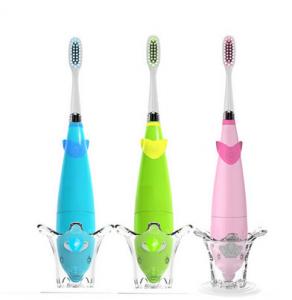 Quality Dual Batteries Toddler Electric Toothbrush , Long Lasting Baby Sonic Toothbrush wholesale