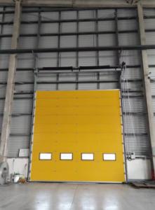Quality Wind Resistant Sectional Industrial Door Heat Insulating For Factory And Hangar wholesale
