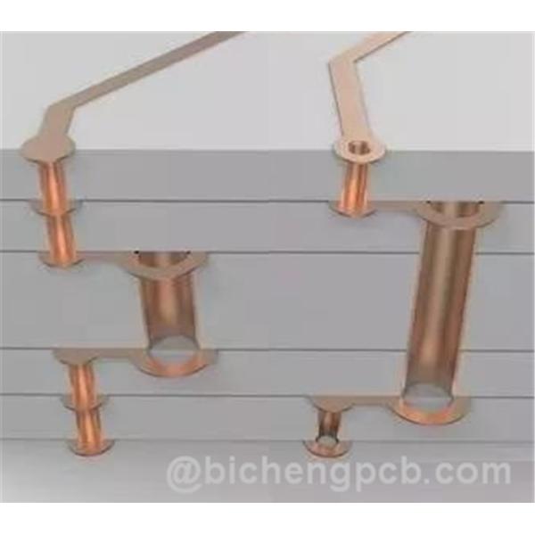 Blind Via PCB Built on Tg150℃ FR-4 With Immersion Gold 4-Layer FR-4 Circuit Board