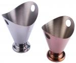 Rose - gold Color Stainless Steel Chips Cup / Silver French Fries Bucket Snack