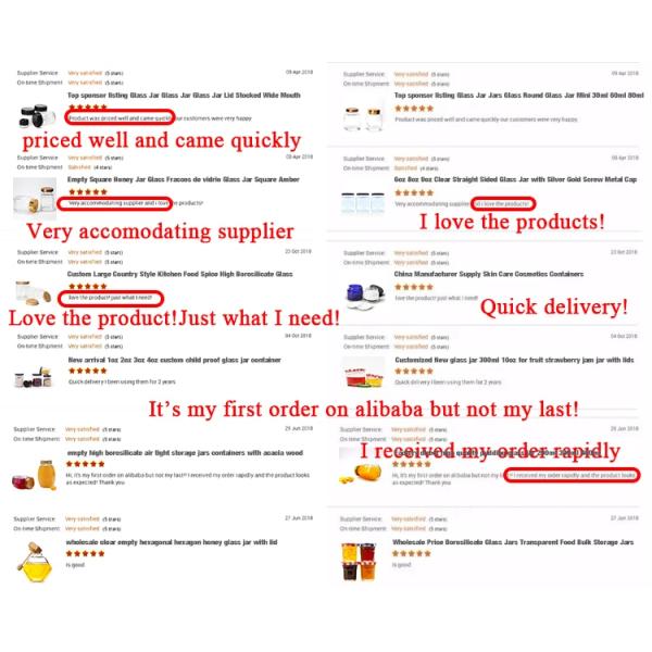 Custom Logo Recyclable 180Ml 250G Transparent Honey Jam Food Honey Storage Round Glass Container Glass Jar With Metal Lid