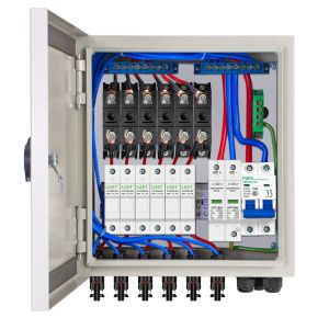 Buy cheap 32 in 2out 500vac Qibu 1kw 2kw 3kw 5kw 10kw Input Pv Combiner Box To Protect from wholesalers