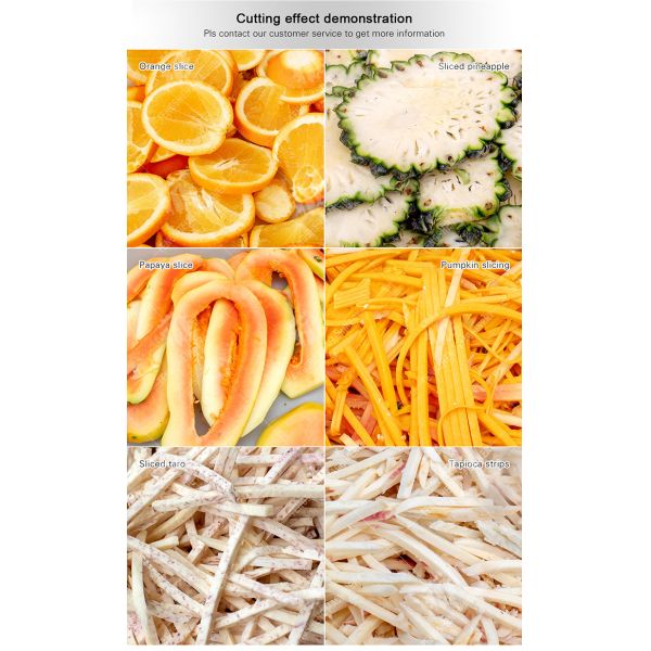 1.5KW 150KG Large slicing and slicing machine Root and stem vegetable cutting machine large knife vegetable