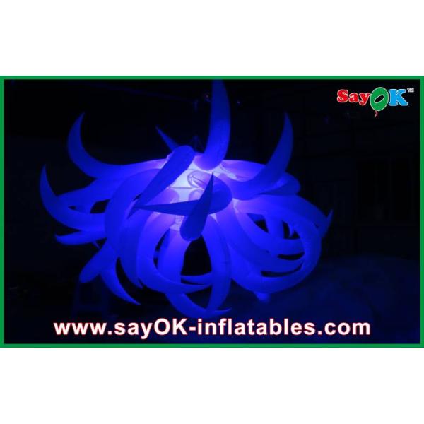 Color-changing Lighting Decoration , 2m Dia Inflatable Led Lighting Decoration
