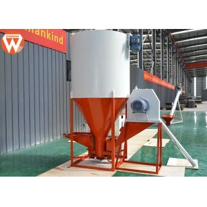 Low Noise Poultry Feed Mixer Machine 7.5 Kw * 2.2 Kw Mixing Uniformity CV ≤ 10%