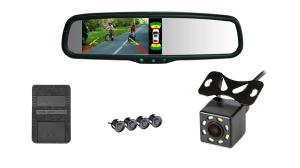 China Auto 4.3 LCD Car Parking Sensor , Rear Parking Sensors Reverse Radar System on sale
