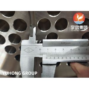 ASME SA182 F316L Floating Tube Sheet Heat Exchangers / Boiler Tube Sheet