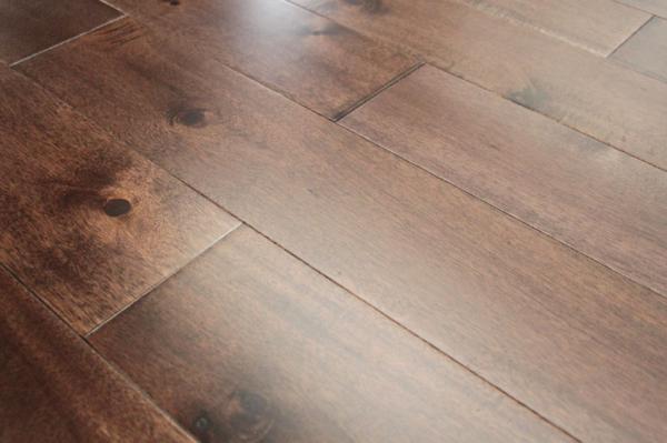 Cheap Stained Large Leaf (big Leaf) Acacia (Asian walnut) solid hardwood flooring for sale