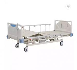 Quality Moving Electric Hospital Bed With Wheels Five Functions Electric Medical Hospital Bed wholesale
