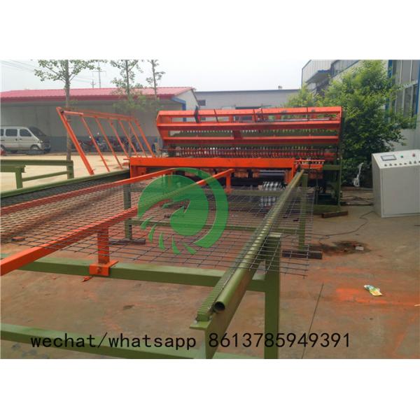 PLC Automatic Fencing Wire Making Machine , Wire Mesh Fencing Machine