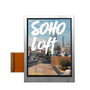 Quality Sunlight Readable 3.5 Inch LCD Display TFT, 240x320 50 Pins 18 Bits RGB+SPI Interface wholesale