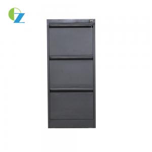 Quality Goose Neck Handle Steel 3 Drawer Document Storage Cabinet With Lock Key wholesale