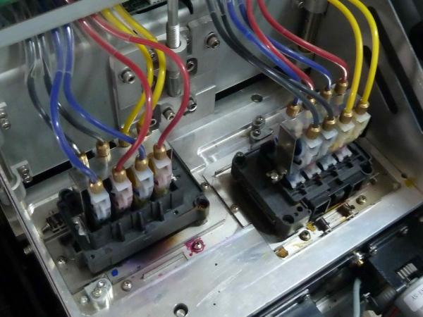 Cheap 1.8M Inkjet Printer DX7 Epson Head Eco Solvent for Flex Banner CMYK 1440dpi for sale