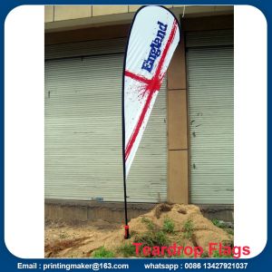 Custom Double Sided Tear drop Flags with Kits