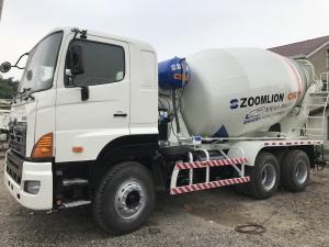Quality 10m3 Used Concrete Mixer Truck , Ready Mix Concrete Vehicle With HINO 700 Chassis wholesale