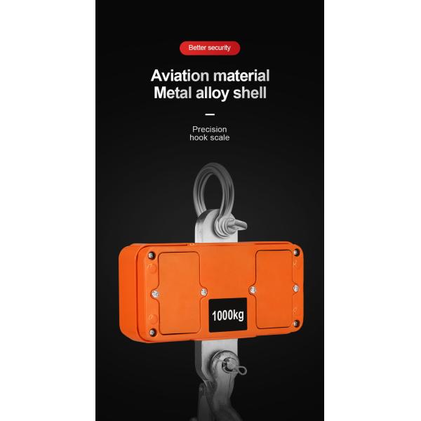 Blue Aluminum Alloy Stainless Steel Precision Hanging Crane Weighing Scale 100kg 300kg 500kg 1000kg 1t With OIML Approval