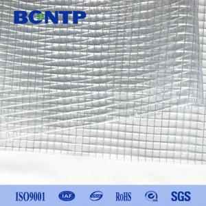 Quality 1000D Transparent Mesh Fabric PVC Covers Tarpaulin White Mesh For Greenhouse wholesale