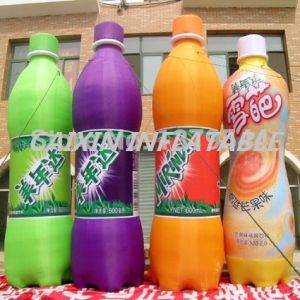 Quality commerical inflatable advertising orange juice bottle for sale wholesale
