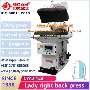Quality Steam Heating system vertical Garment Dress Pressing Machine For Jacket Suit Dress ironing equipment wholesale