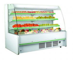 Quality Three Shelves Cooler Multideck Open Display Refrigerator R404 / R22 Refrigerant wholesale