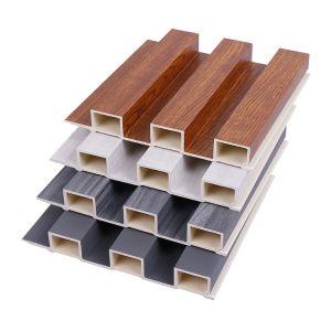 Customized Co Extruded WPC Wood Panel Wall Board Fire Resistant