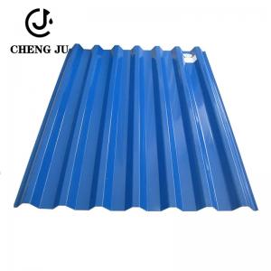China Blue Sunlight Roof Sheet 0.4-1mm Color Coated Corrugated Prepainted Galvanized Metal Roof Light Panels on sale