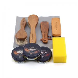 Quality Shoe shine kits leather shoe care kit premium leather shoe polish set wholesale