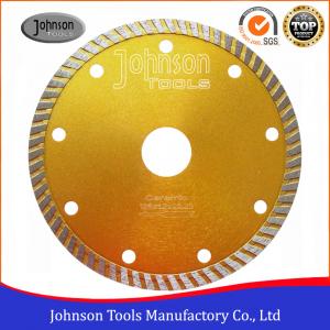 Quality 125 Mm Sintered Turbo Hot Press Diamond Cutting Blades For Tiles GB Standard wholesale