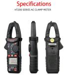 HT200A 2000 Counts AC Digital Clamp Meter by Habotest