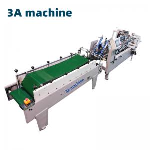 China 3ACQ 580D Food Box Pasting Machine Folder Gluer Belt Paper Machine on sale